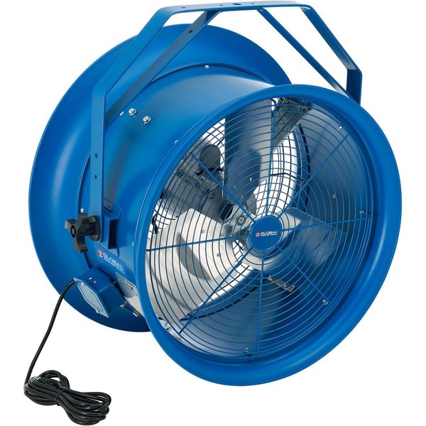 Global Industrial 22 High Velocity Dock Fan w/ Yoke Mount, 10000 CFM, 115/240V 293094